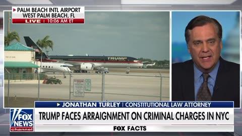 Jonathan Turley on Trump indictment, Trumps plane ready.