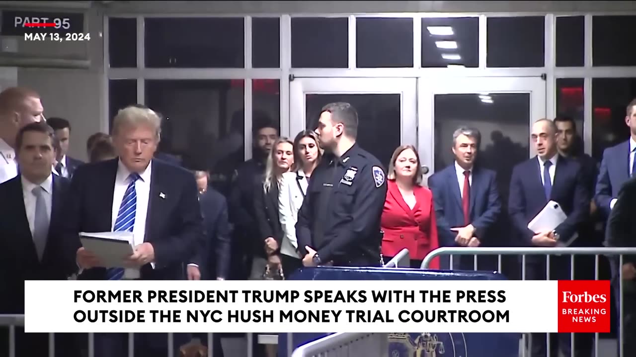 BREAKING NEWS- Trump Speaks With The Press After Michael Cohen Testifies In NYC Hush Money Trial