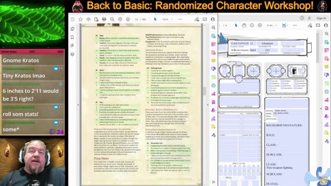 Rock Gnome Multiclass Cleric (Light) 7/Fighter (Champion) 4, Entertainer (Gladiator) - D&D 5E