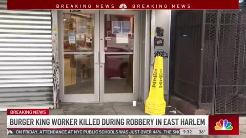 Teen Burger King Worker Shot Dead Behind Counter in Harlem