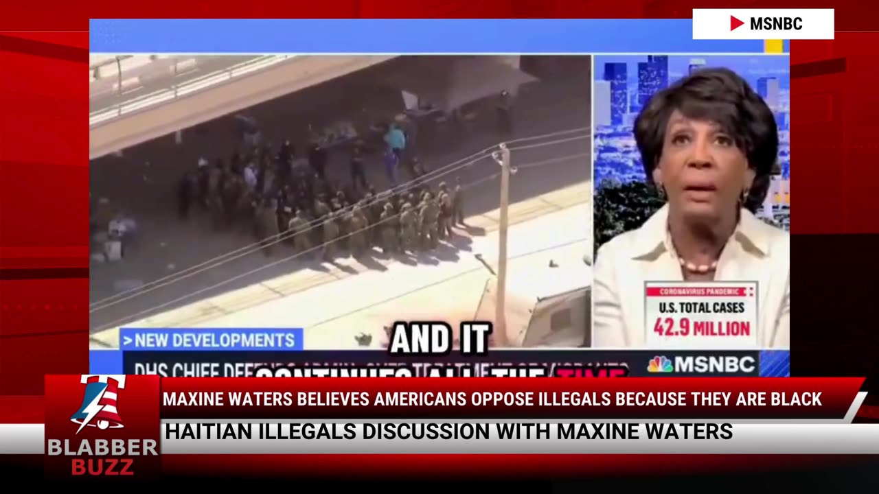 Maxine Waters Believes Americans Oppose Illegals Because They Are Black