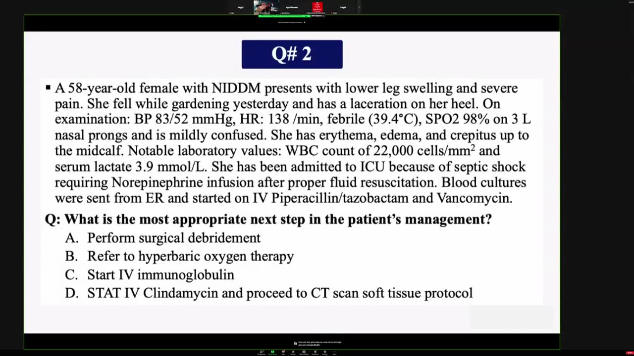 Critical Care MCQs Interactive Session 1