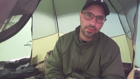 morning vlog in a tent blooper 30th Sep 2022