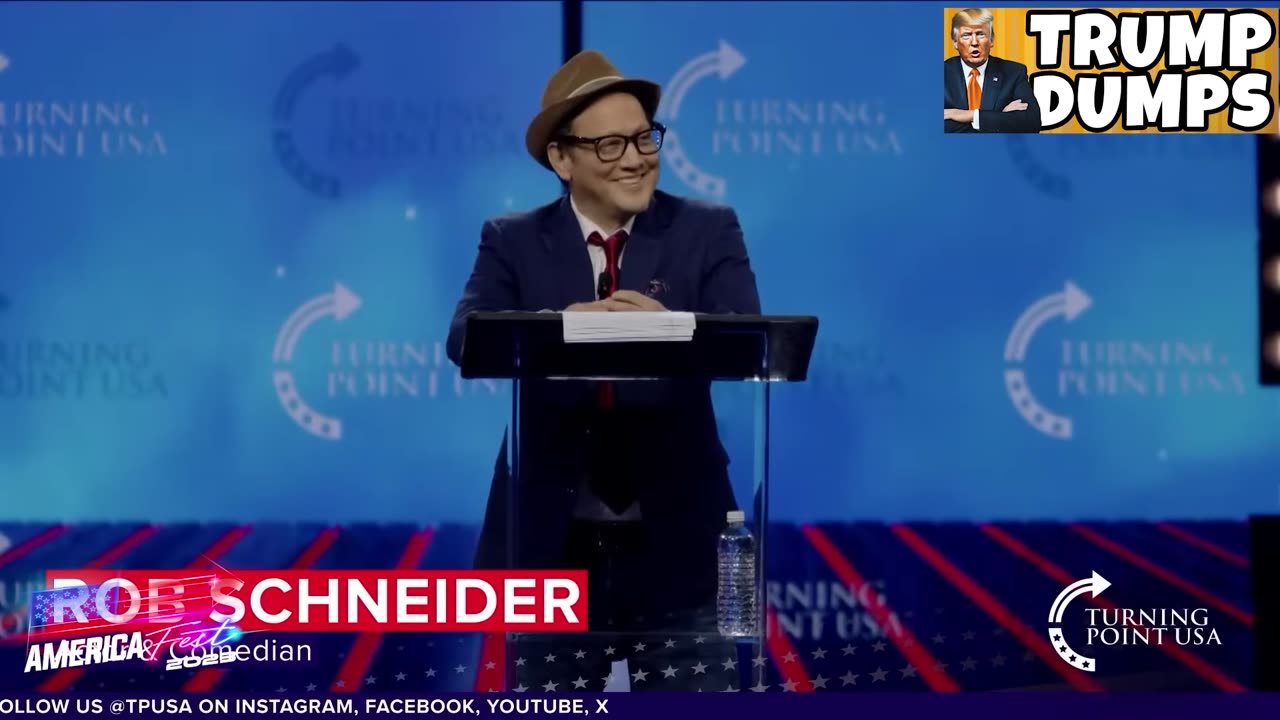 Rob Schneider Rips Into Woke at America Fest