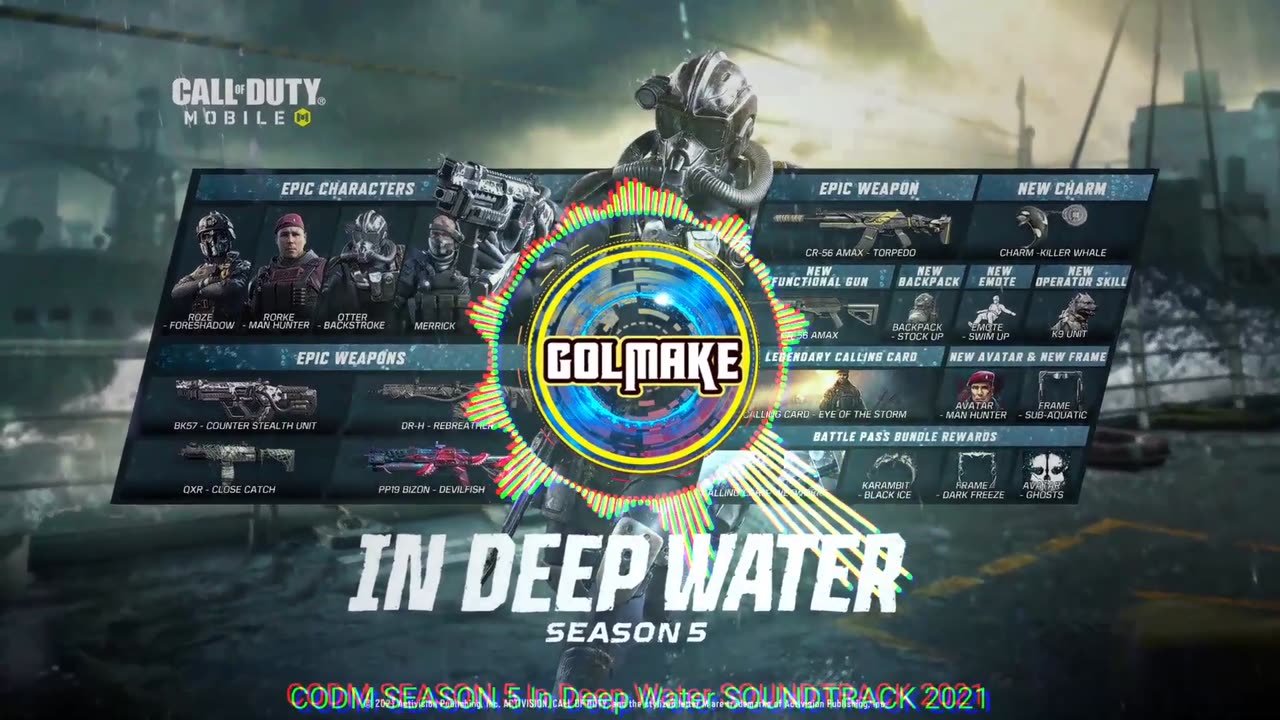 CALL OF DUTY MOBILE - SEASON 5 - In Deep Water - SOUNDTRACK - 2021 - CODM