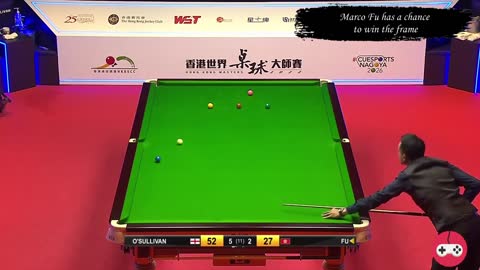 SNOOKER MARCO FU'S FEARLESS COUNTER-ATTACK - HONG KONG MASTERS 2022