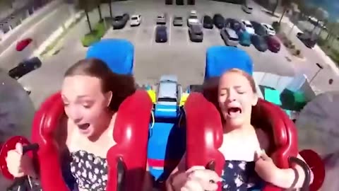 Most Ridiculous Moments at Amusement Parks Caught on Camera 2023 part 019