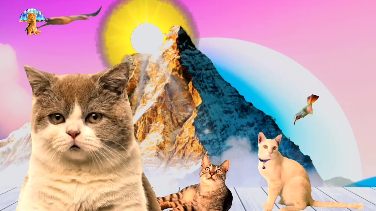 Purrfect Harmony: Sholawat Burda with Cats in Nature's Serenade