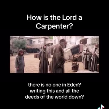How is The Lord a Carpenter?