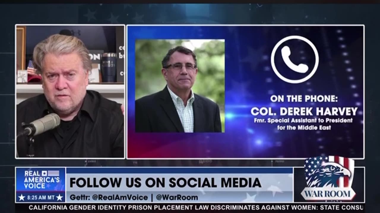 Col. Derek Harvey: Weaponization committee is not staffed