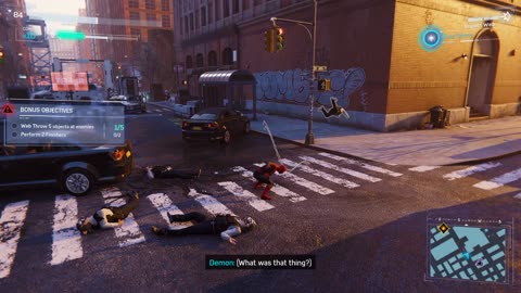 Spiderman Remastered PC Windows - Street Fight & side crimes gameplay