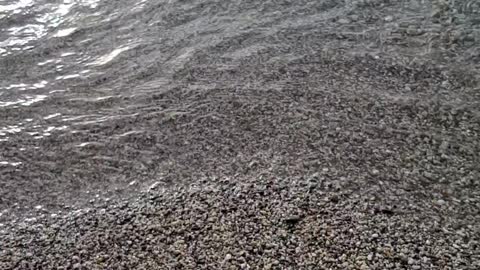 Sea in winter