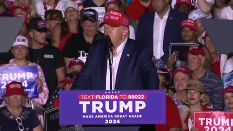 Donald Trump Holds Maga Rally in Doral, Florida - July 9, 2024