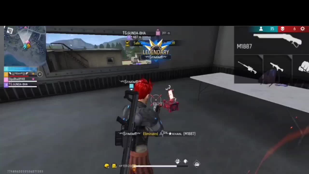 Free Fire New Upload video, Support.