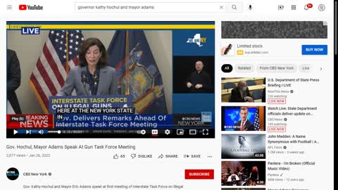AJR Report 1-27-2022: Gov. Hochul's Illegal Guns smoke and mirrors!!