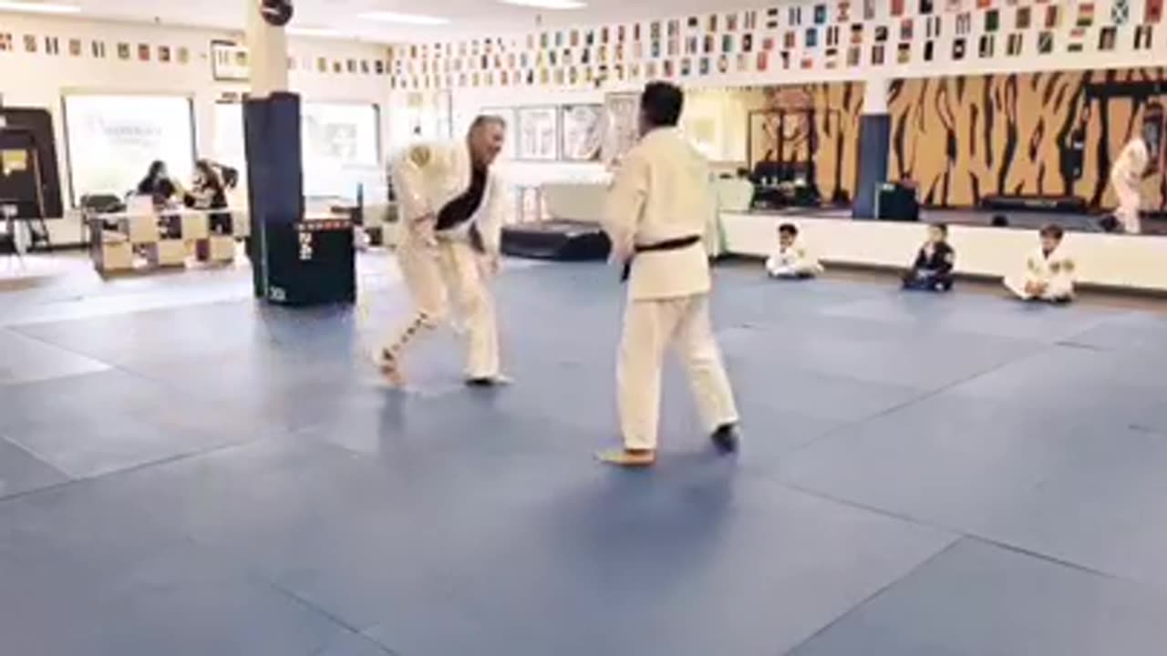 Trying My Best At Judo