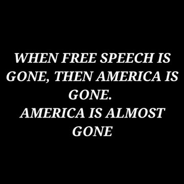 AMERICA IS ALMOST GONE