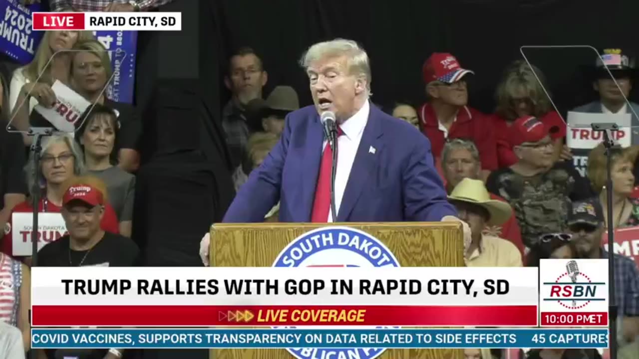 PRESIDENT DONALD J. TRUMP VISITS RAPID CITY, SOUTH DAKOTA, SEPT. 8 2023