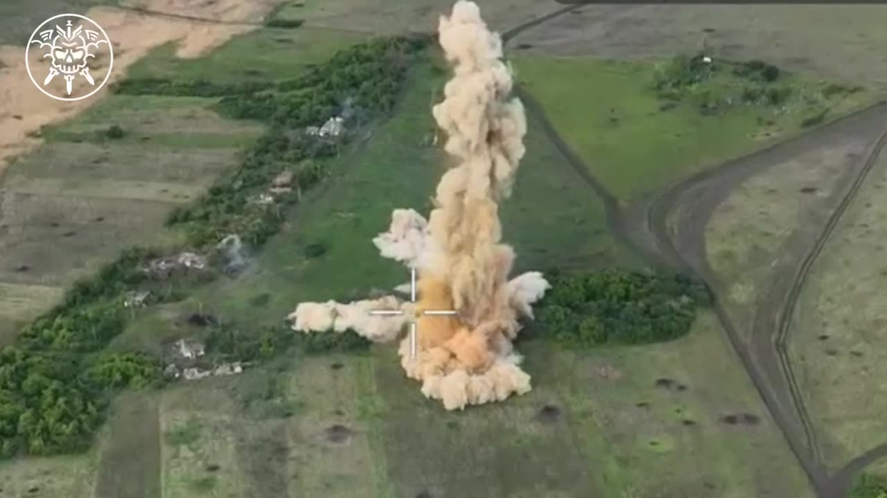 The Insane Explosion of A House Full of Russian Soldiers and Munitions