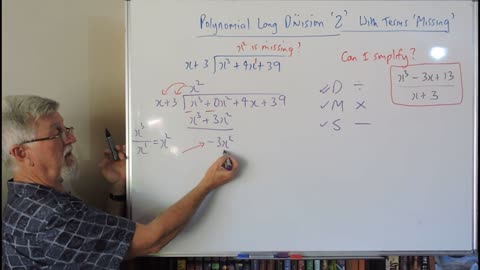 Math Polynomial Long Division 2