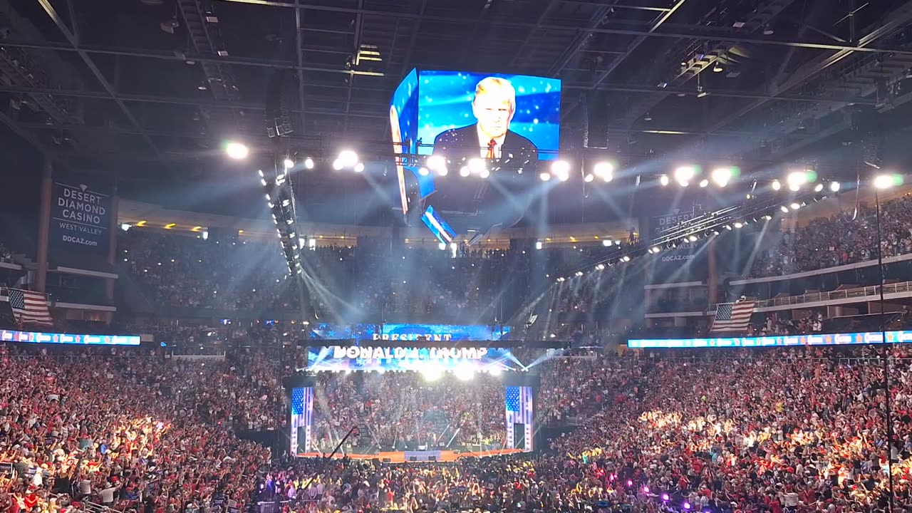 Trump Rally, Glendale Desert Diamond, Aug 23, '24