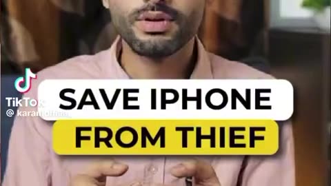 How to save I phone from thieves
