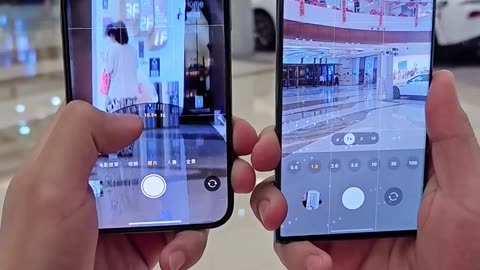 iPhone 14 Pro Max vs Galaxy S23 Ultra 10x telephoto comparison... #shorts