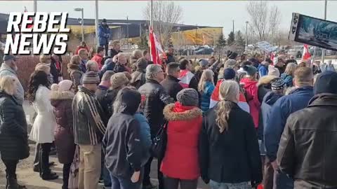 The Truckers for Freedom Canada are back