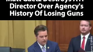 Matt Gaetz Grilling the Military Leaders about "Lost" Weapons