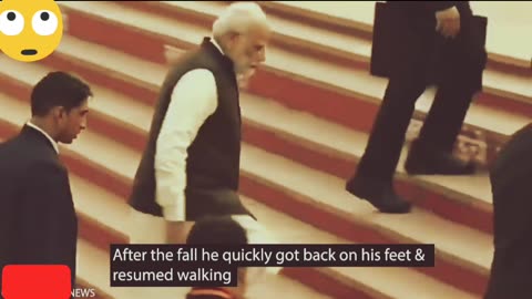 Narendra Modi misses a step | Modi Ji | PM narendra modi | Namo #namo