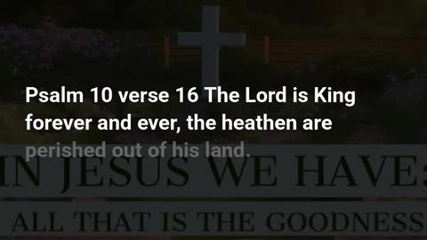 Psalms 10:16