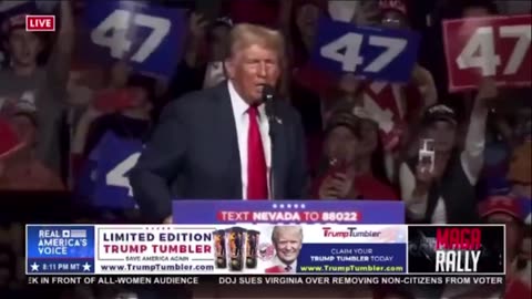 President Trump in Aurora and Reno 10/11/24