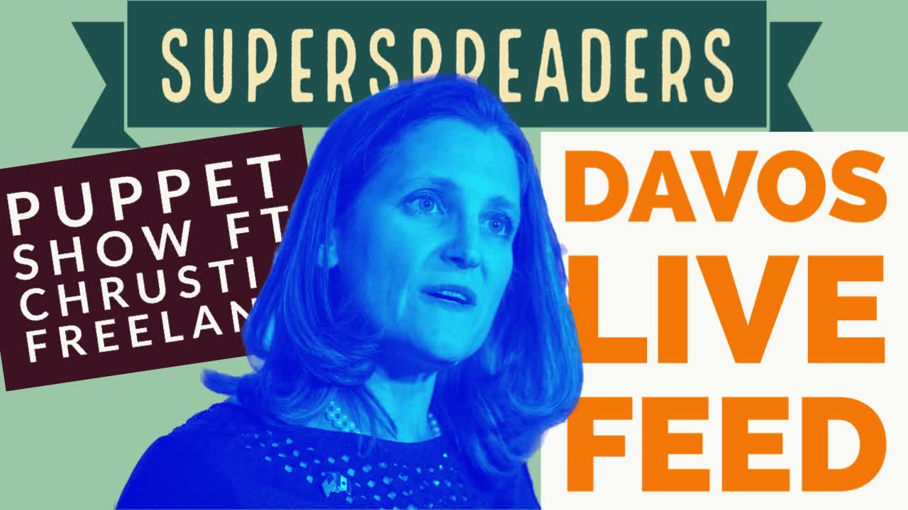 Chrustia Freeland Doesn't Even Get Headliner lol - Davos Live