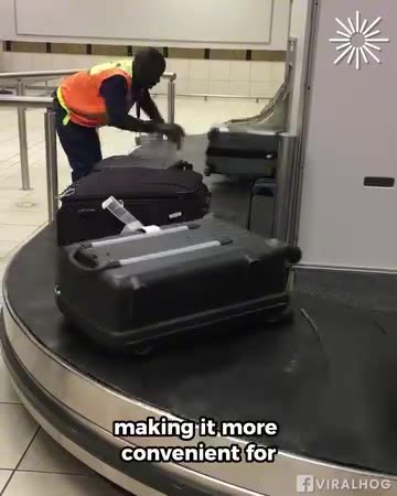 Dedication and hard work - this airport employee has it all!