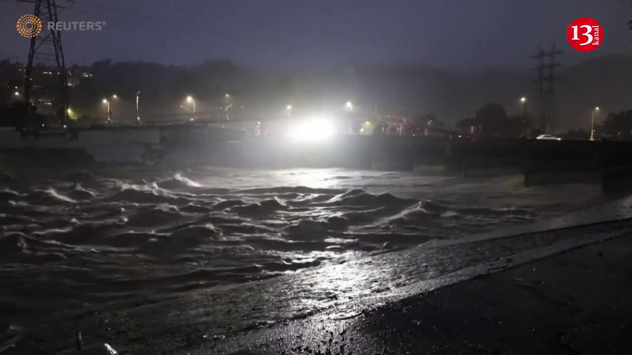 Drone image captures severity of storms in California