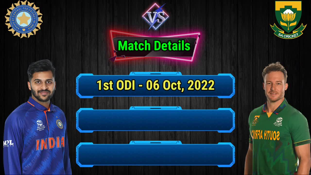 South Africa tour of India 2022 India team Final Squad India squad for South Africa 2022