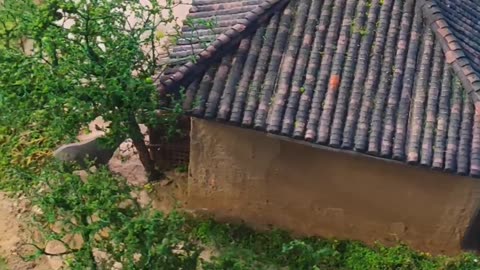 Miniature restoration of old rural houses, although poor at that time, but yes, very happy.👍🏻❤️