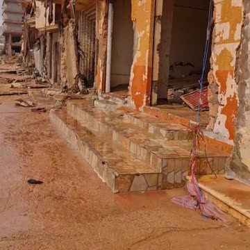 Libya Flood , heavy loss