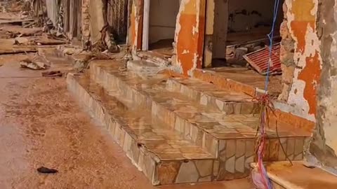 Libya Flood , heavy loss