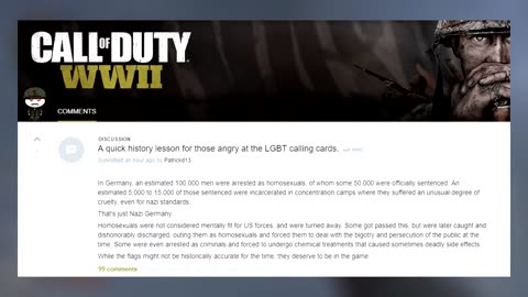 COD WW2 HAS GONE FULL SJW - LGBT CALLING CARDS NOW!! (Oct 29, 2017)