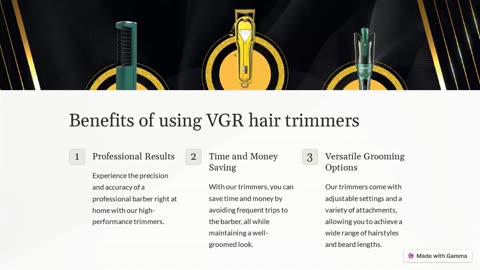 The No1 VGR Hair Trimmer Collection from VGR-India Official