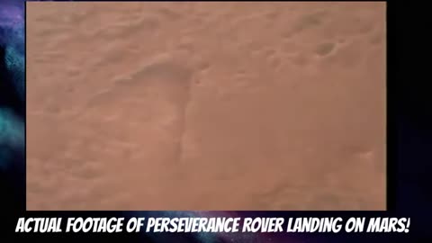 NASAs ACTUAL FOOTAGE OF PERSEVERANCE ROVER LANDING ON MARS