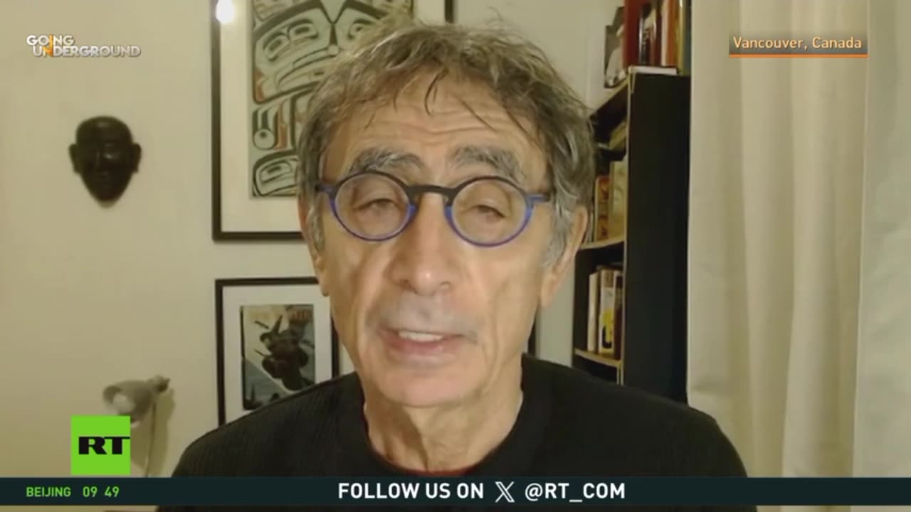 Dr. Gabor Maté on Western countries supporting Israel’s Gaza slaughter - Going Underground