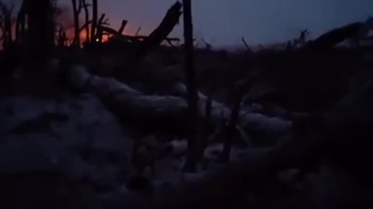 Avdiivka at night - Welcome to Hell
