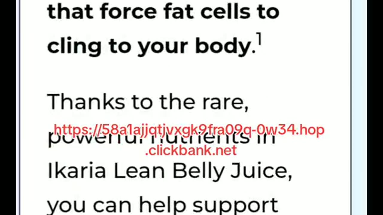 Belly juice