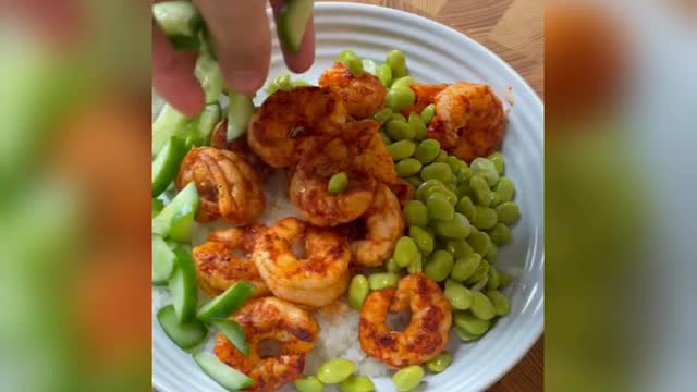 This shrimp Power bowl you simply so good