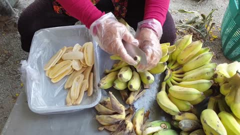 Thailand Street Food - Fried Banana