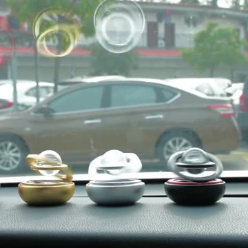 Car Air Freshener Solar Rotary Levitation Auto Perfume Interior