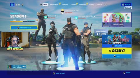 Sithsurgeon - Fortnite Live Stream. Fortnite with Viewers.