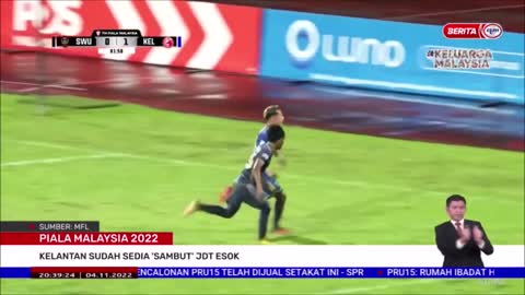 4 NOVEMBER 2022 – BERITA PERDANA - PIALA MALAYSIA 2022 - KELANTAN SUDAH SEDIA SAMBUT JDT ESOK